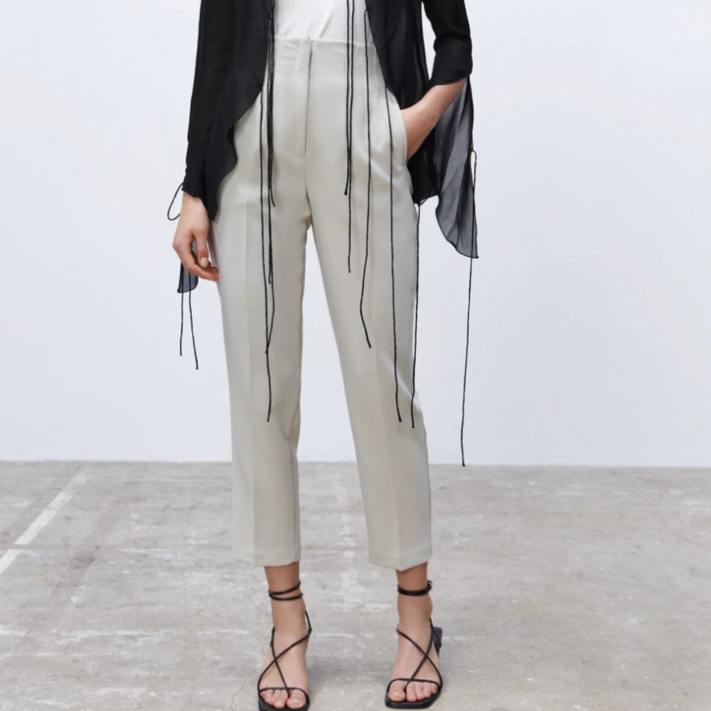 ZARA: High Waisted Pants